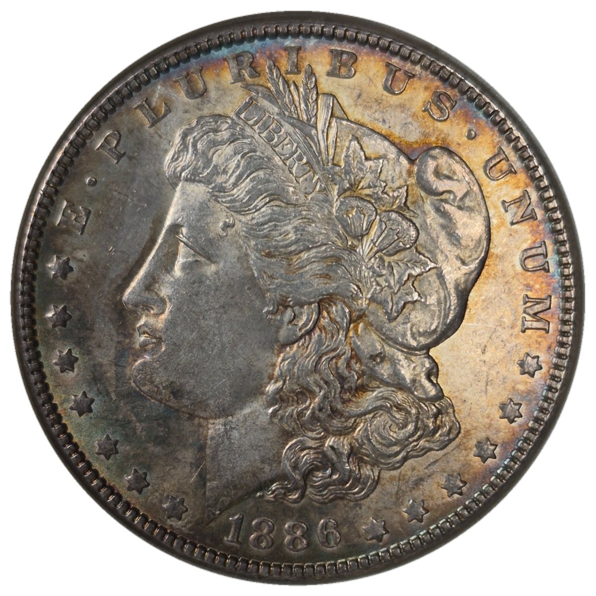 1886-$1-Morgan-Dollar-#30---18-Of-35---Nicely-Toned